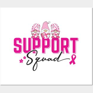 Support Squad  Breast Cancer Awareness Posters and Art